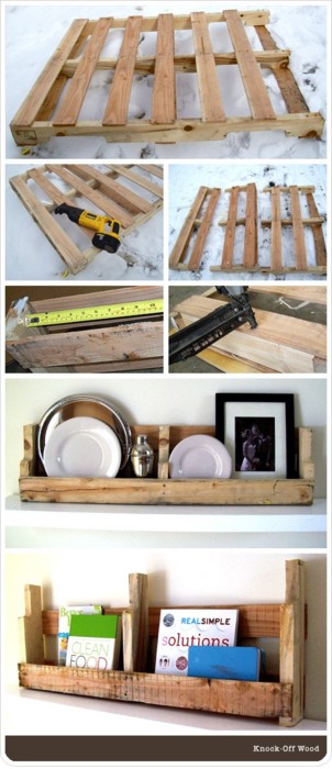 Shelves From Pallets - DIY Project