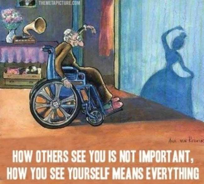 How others see you is not important!