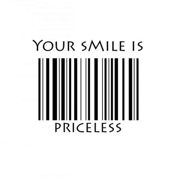 Your smile is priceless