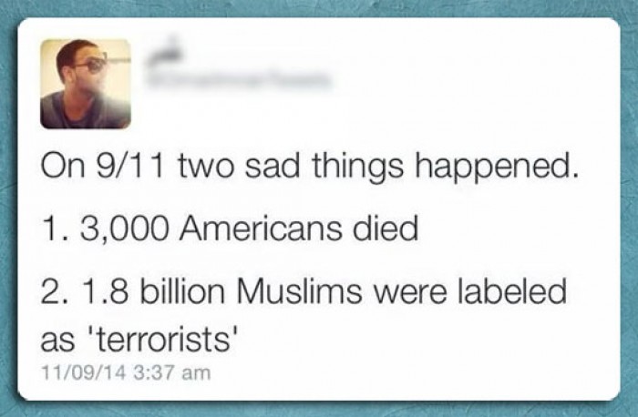On 9/11 two sad things happened...