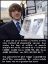 15 year old Jack Thomas Andraka invents new method of diagnosing cancer