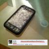 Broken glass iPhone - Funny comment !