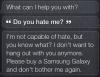 iPhone Siri - What can I help you with - Do you hate me ? - Parody 