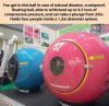 Life armour ball in case of natural disaster