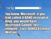 What id Microsoft called Bing search engine "Bang" 