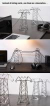 Instead of hiding cords, use them as a decoration...