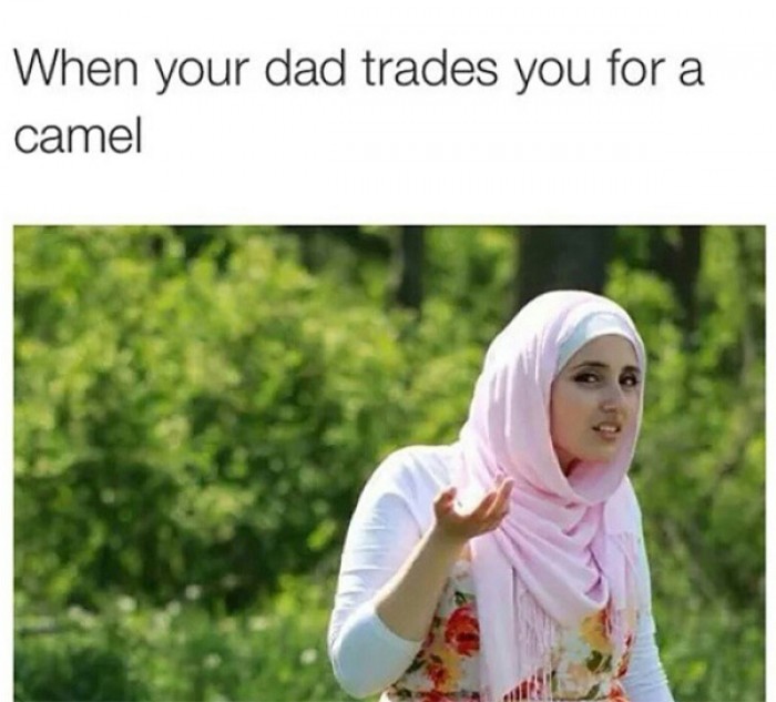 When your dad trades you for a camel